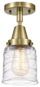 Innovations 447-1C-AB-G513-LED 1-Light Flush Mount, Antique Brass