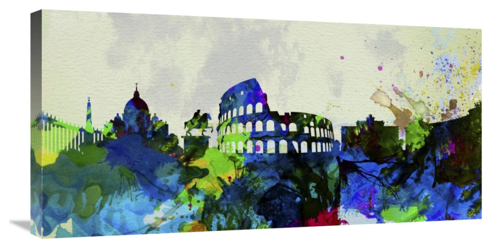 "Rome City Skyline" Fine Art Print