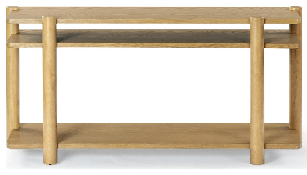 Safavieh Couture Edisyn Wood Console Table, Natural