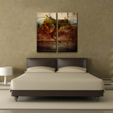 Abstract 2-Piece Canvas Wall Art