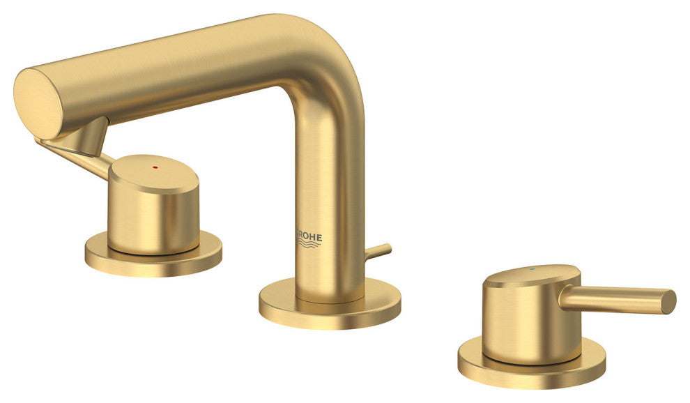 Grohe 20 572 Concetto 1.2 GPM 8"Wspread Double Handle Bathroom - Brushed Cool