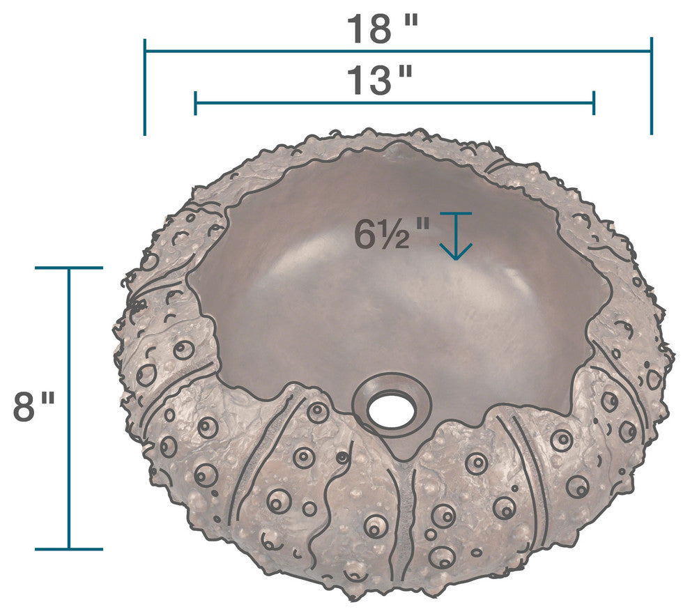 P469 Single Bowl Vessel Bronze Bathroom Sink