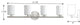 Replay 4-Light Bath Light, Brushed Nickel