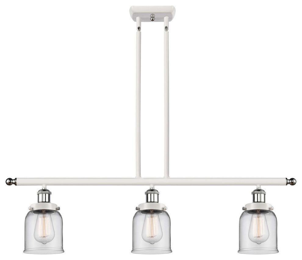 Innovations 916-3I-WPC-G52 3-Light Island Light, White, Polished Chrome
