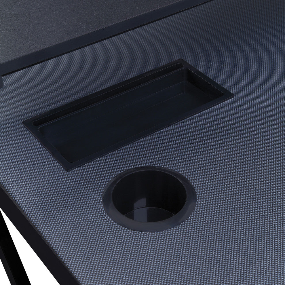 Emulator Battlestation Gaming Desk With RGB LED Lights