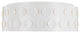 Kate Spade Dottie 4-Light Large Flush Mount KSF1024MWT, Matte White