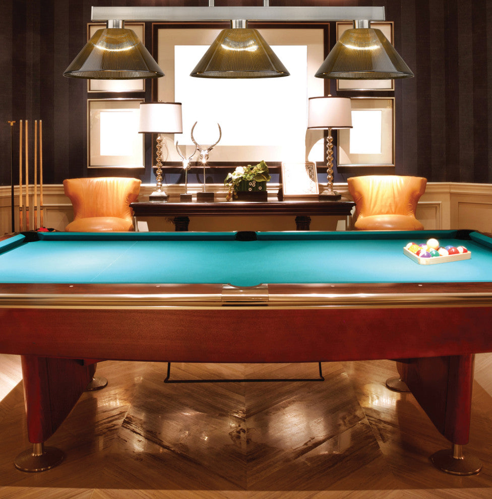 Z-Lite 152-ARS Cobalt 3 Light 50"W Linear Pendant - Matte Black