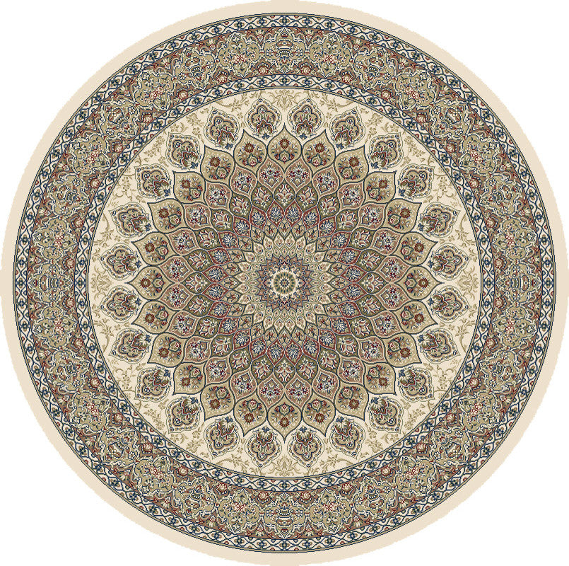 Ancient Garden Rug, 5'3" Round