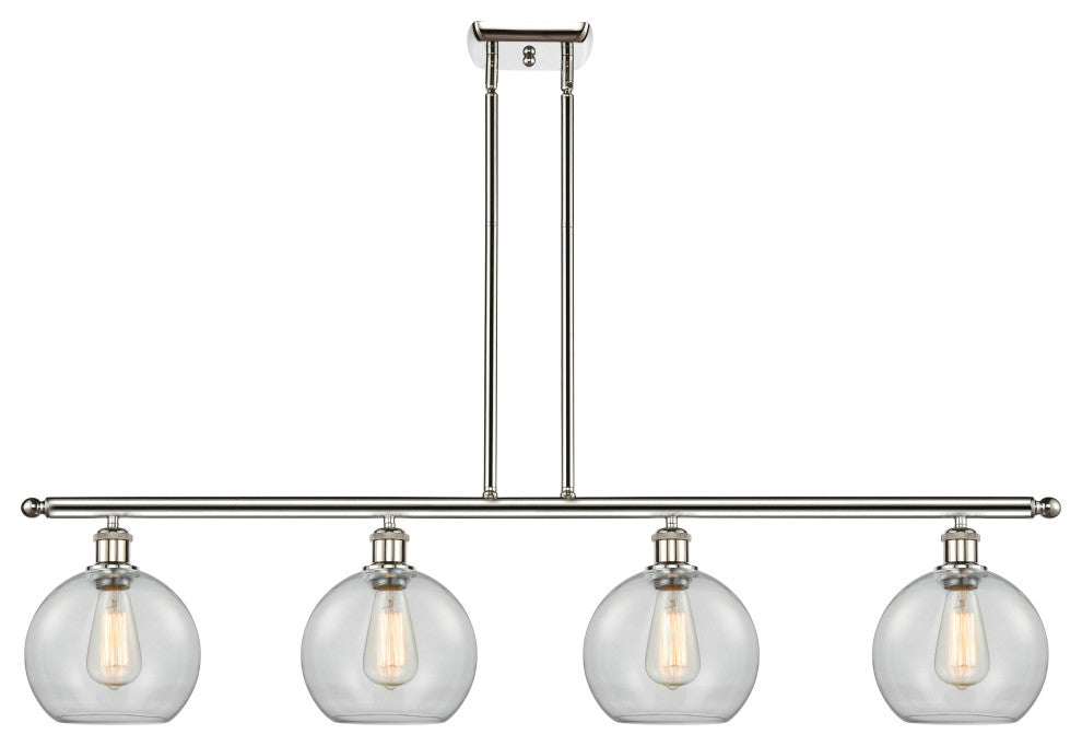 Innovations Lighting 516-4I-PN-G122-8-LED Athens 4 Light 48" Island Light