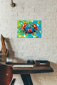 Seaside Crab I' by Carolee Vitaletti Giclee Canvas Wall Art, 16"x12"