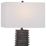 Sanderson Metallic Charcoal Table Lamp