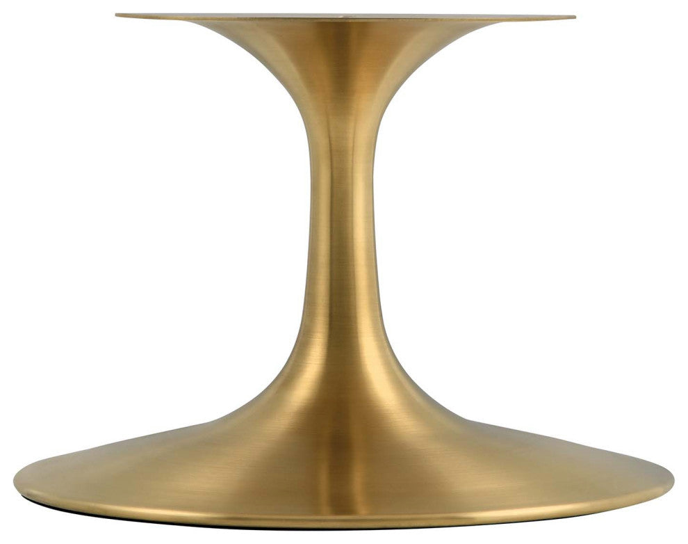 Lippa 36" Coffee Table, Gold White