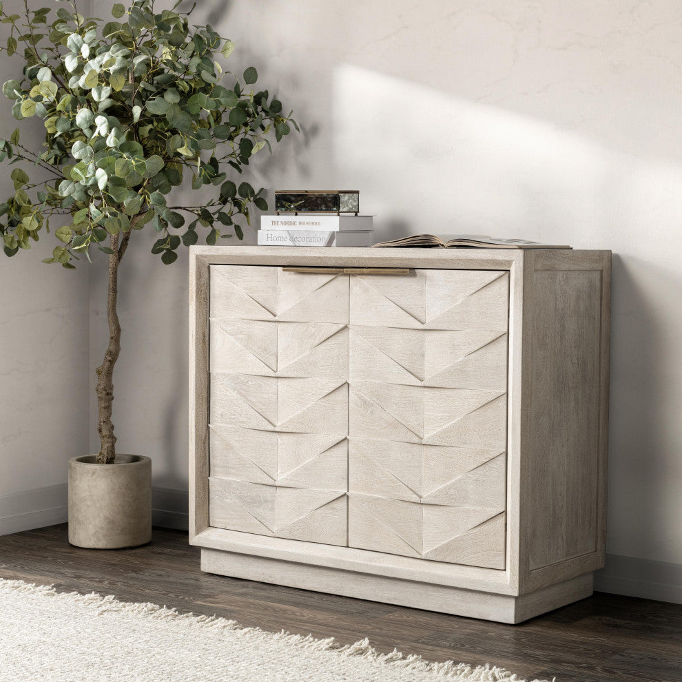 Marvin Mango Wood Sideboard Buffet, 2-Door