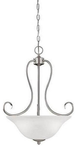 Millennium 73-SN Three Light Pendant, Satin Nickel Finish