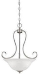Millennium 73-SN Three Light Pendant, Satin Nickel Finish