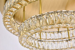 Modern Gold 2-Light Flush Mount