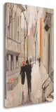 "Village Promenade Neutral" By Julia Purinton, Giclee on Gallery Wrap Canvas