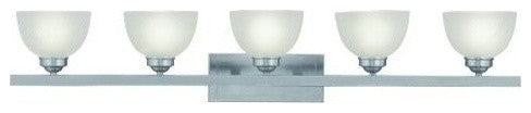 Livex Lighting 5 Light Brushed Nickel Bath Light - 4205-91