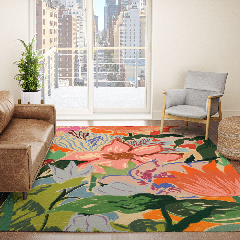 sandrapoliakov SUMMER BOUQUET II Area Rug