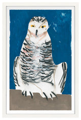 Snow Owl 1 Fine Art Print, White, 45"x30"