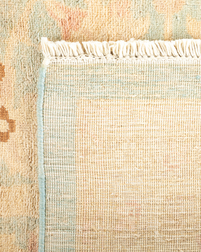 Hopin One-of-a-Kind Hand-Knotted Area Rug Light Blue, 8'0"x10'2"