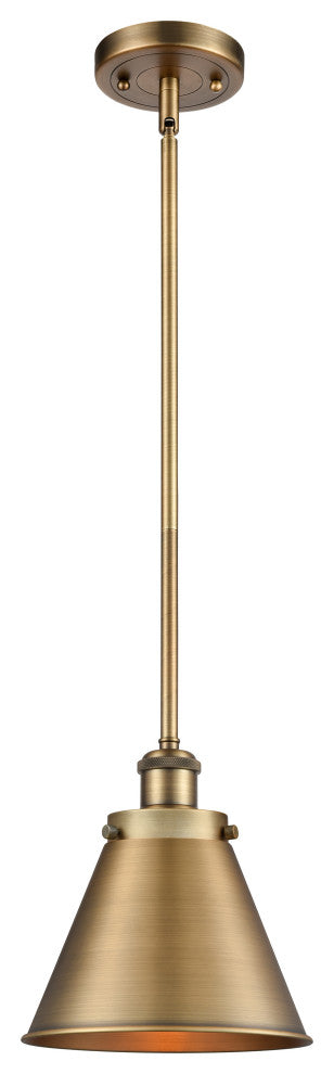 Appalachian Mini Pendant, Brushed Brass