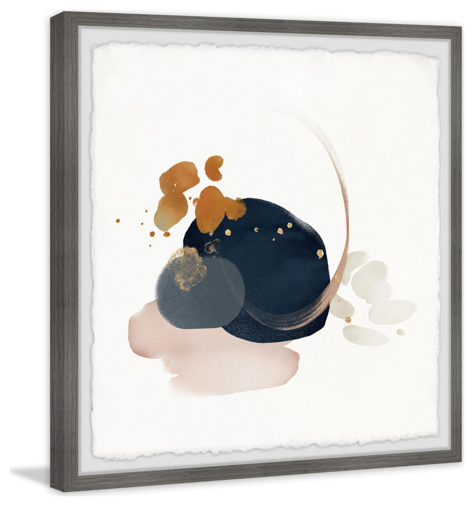 "Perpetual Storm" Framed Painting Print, 18x18