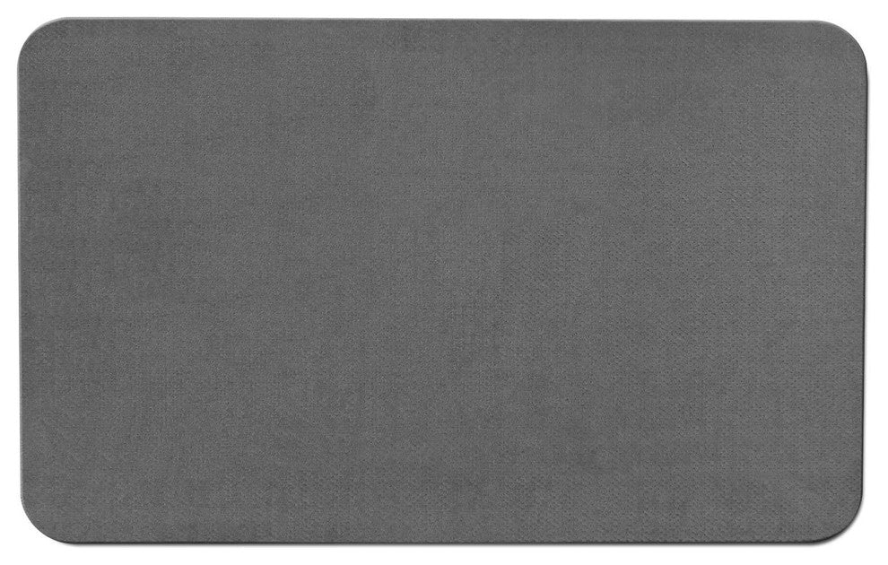 Skid-Resistant Area Rug Gray, 6'x6'