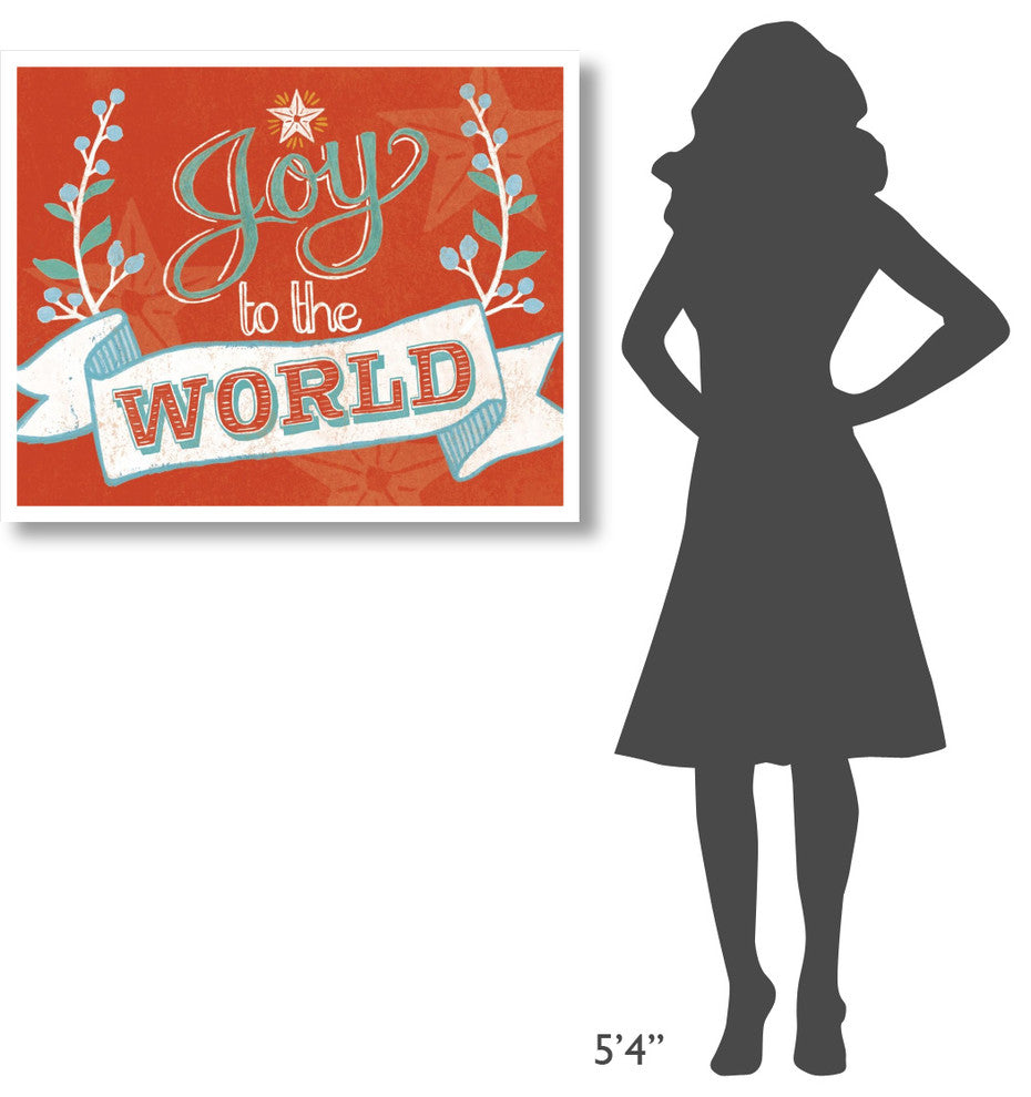 "Joy to the World" Digital Paper Print by Mary Urban, 37"x30"