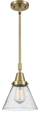 Innovations Lighting 447-1S-AB-G44-LED Large Cone 1 Light 8" Mini Pendant