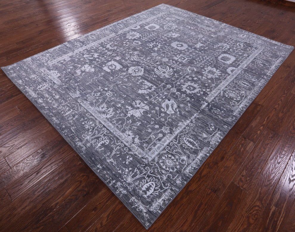 Wool & Silk Hand Knotted Persian Rug 8' 0" X 10' 0" - Q15756