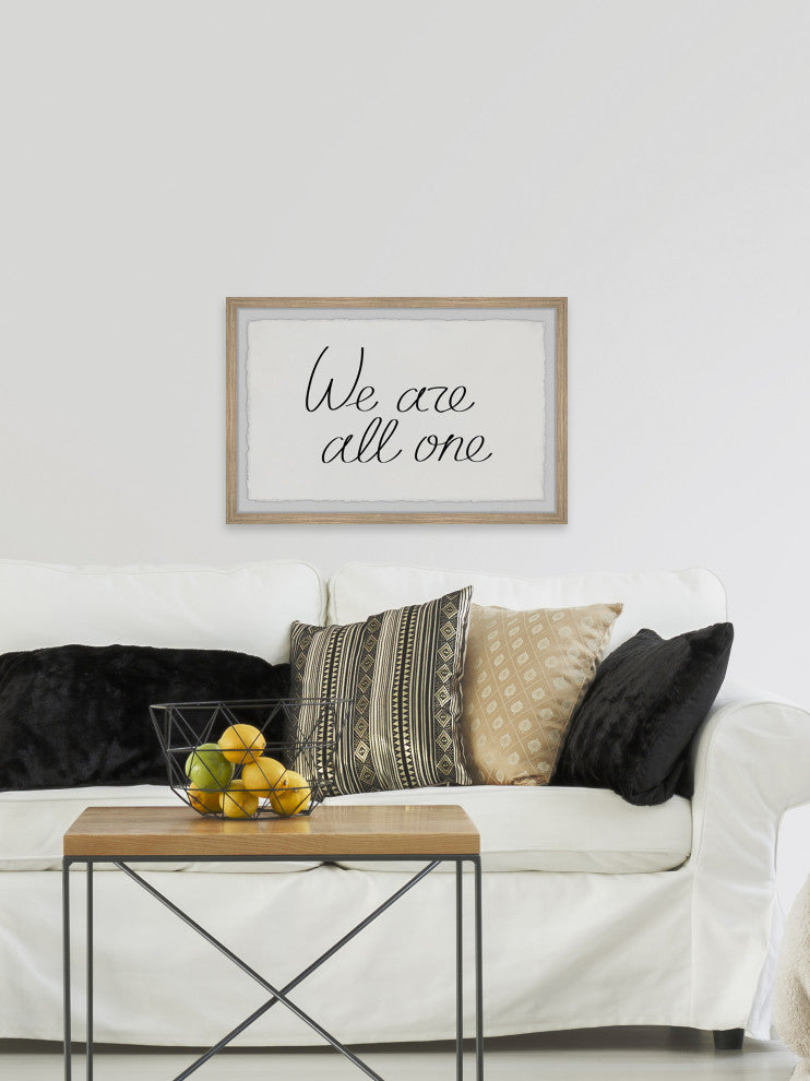 "We Are One" Framed Painting Print, 36x24