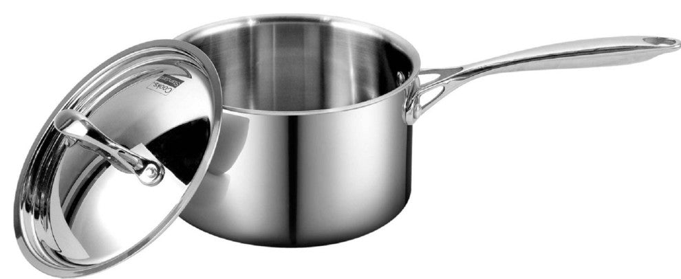 Cooks Standard Multi-Ply Clad Stainless-Steel 3-Quart Covered Sauce Pan