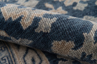Momeni Banaras Hand Knotted Wool Rug, Blue, 8'6"x11'6"