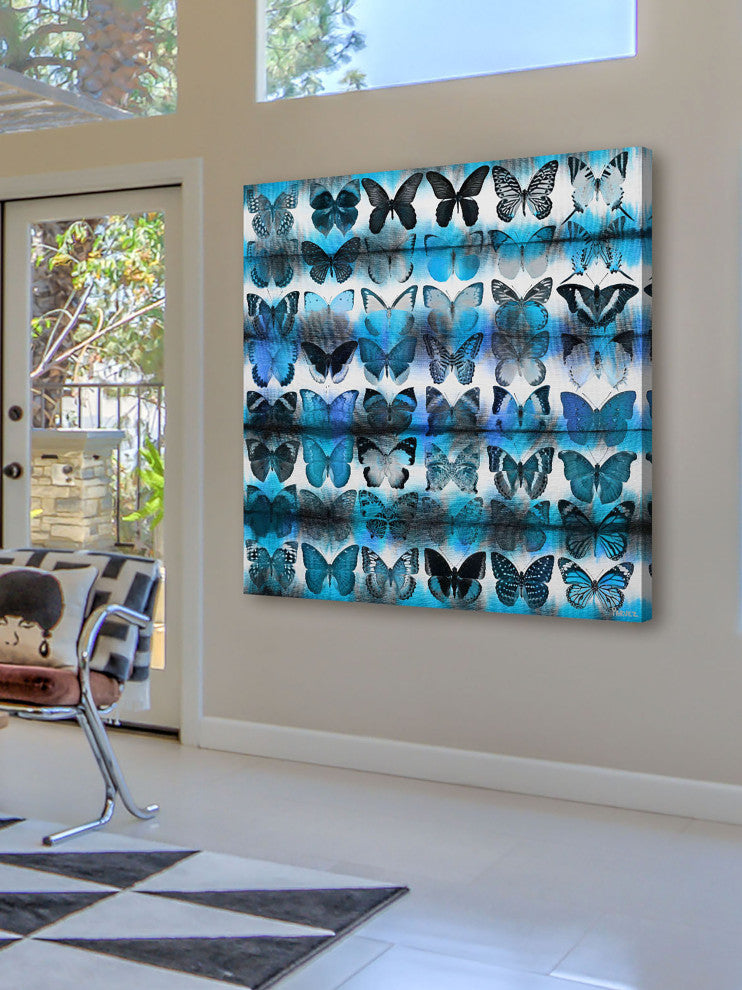 "Moth" Print on Canvas, 24"x24"