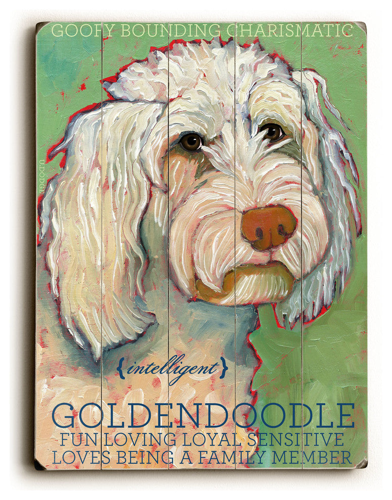 Goldendoodle Wooden Sign