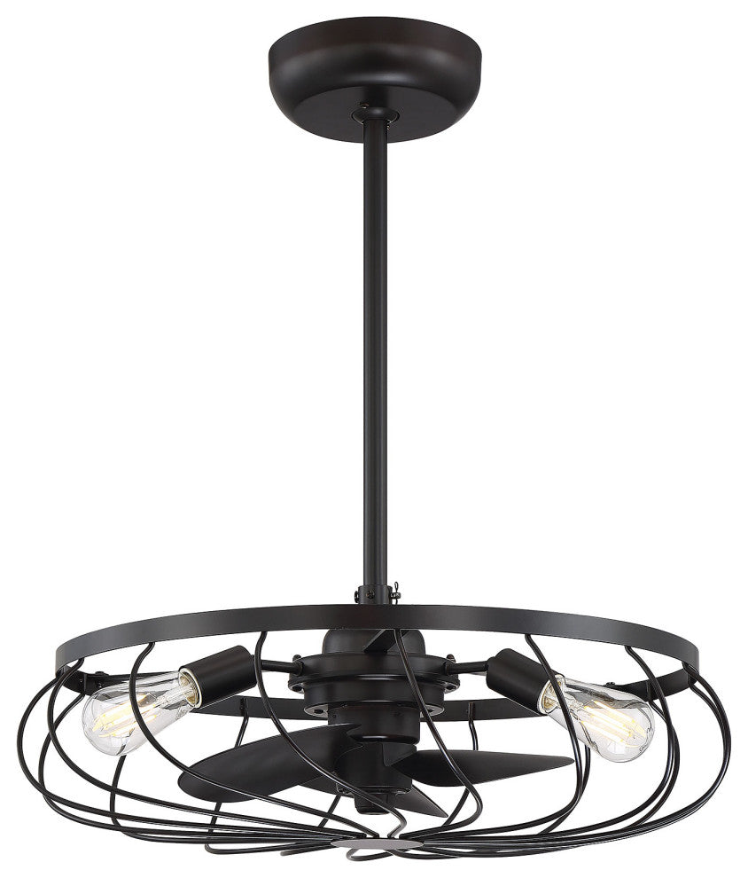 Savoy House Meridian 3 Light Fandelier Oil Rubbed Bronze