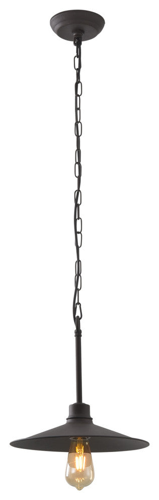 .-     Clayton 1-Lt Pendant - Dark Coffee