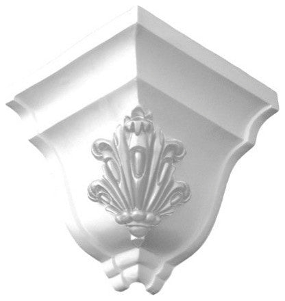 Floral Crown Molding Outside Corner