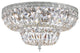 Crystorama 718CHCLMWP Four Light Ceiling Mount Ceiling Mount