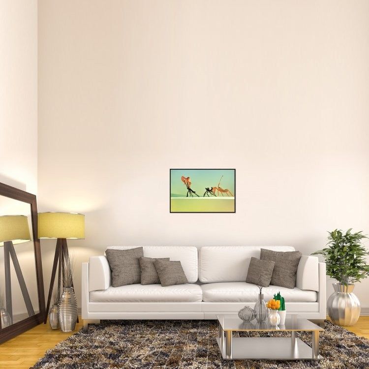 "Re-Born" Framed Canvas Giclee by Donald Jusa, 31x21"