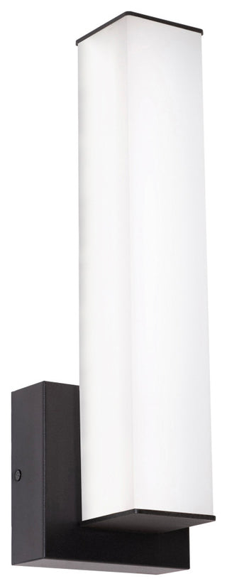 Tad 14" LED Sconce, 120-277V, 5 CCT, Black