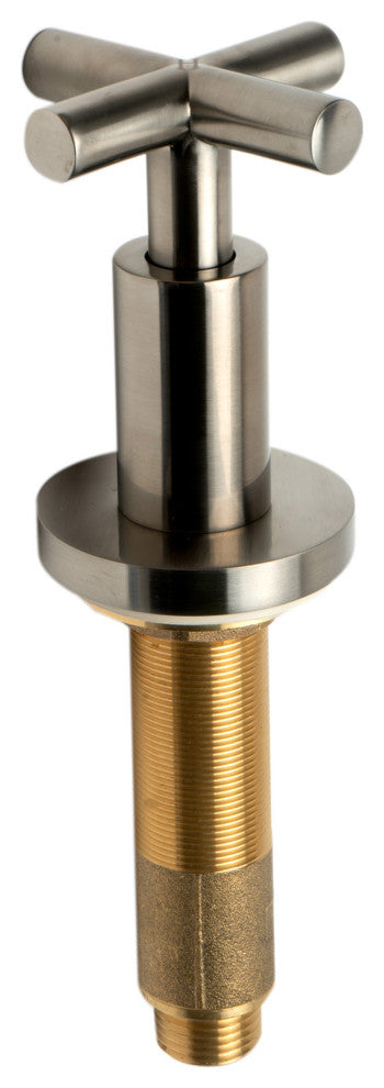 ALFI brand AB2503-BN Brushed Nickel Deck Mounted Tub Filler w/ Hand Shower