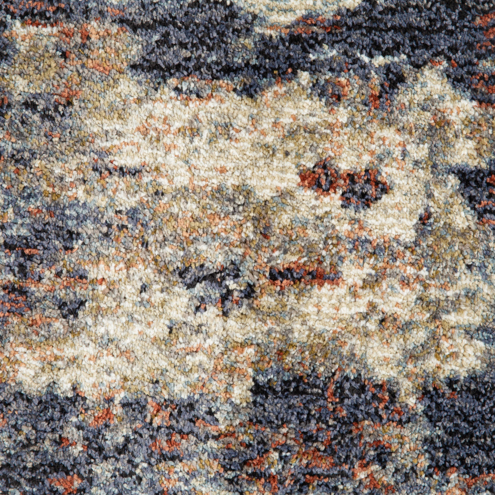 Jordan Cary Area Rug, Blue, 5'3" x 7'6", Abstract