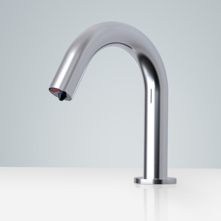 Fontana Marsala Gooseneck Volume Commercial Motion Sensor Faucet, Soap Dispenser