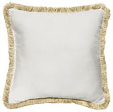 Sorra Home Sunbrella Outdoor Fringe Side Accent Pillow, Single