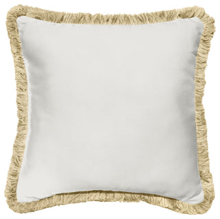 Sorra Home Sunbrella Outdoor Fringe Side Accent Pillow, Single