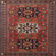 Ahgly Company Indoor Square Traditional Area Rugs, 8' Square