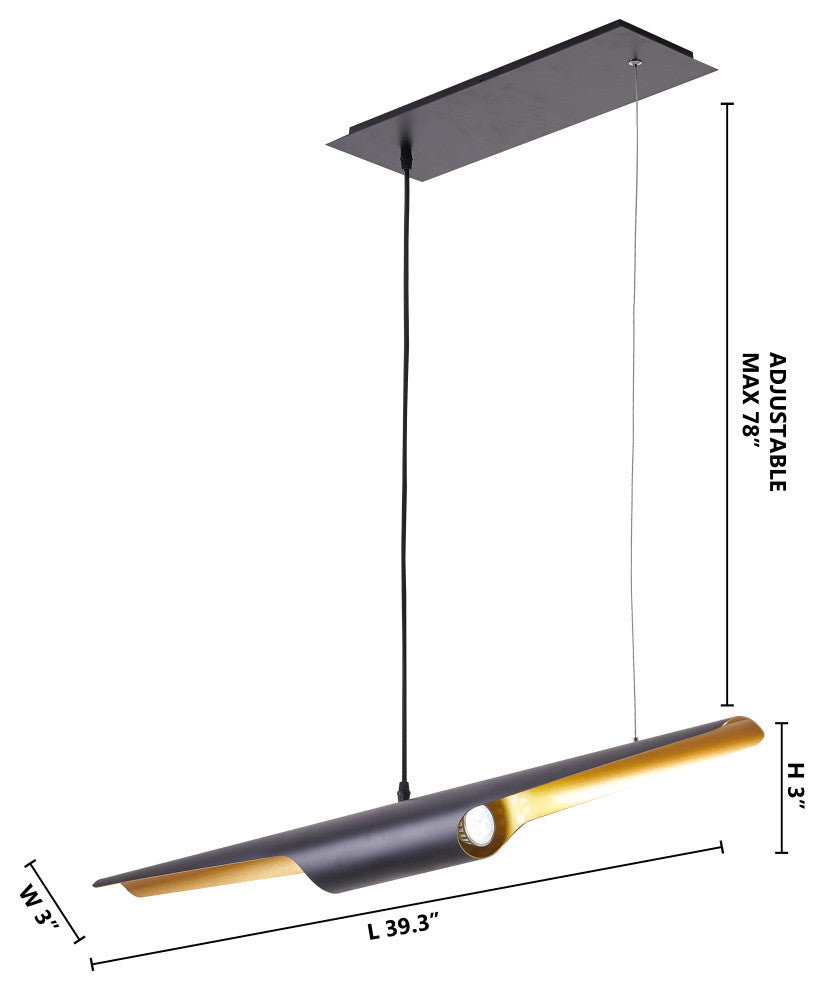 Minimalist Linear Pendant Light