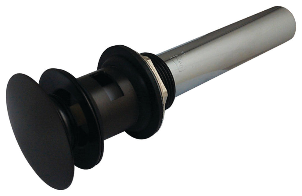 Fauceture Push Pop-Up Drain With Overflow, Oil Rubbed Bronze